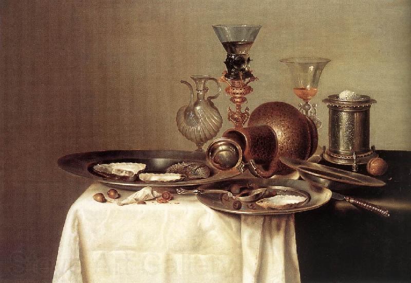 HEDA, Willem Claesz. Still-life  dy67 Norge oil painting art